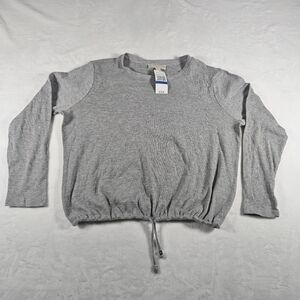 Michael Kors Women's Long Sleeve Gray Tunic Pearl Heathe Size XL New Wit…